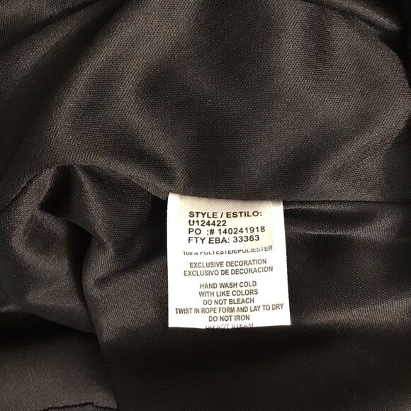 Sag Harbor Womens 1X Midi Skirt Floral Sheer Lace Elastic Waist Lined Pull On - Picture 6 of 8